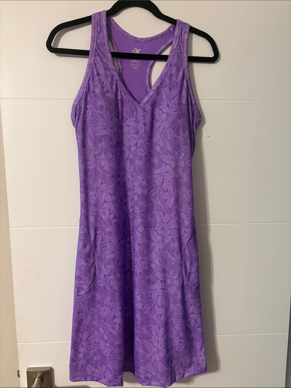 Zeroxposur SzM Purple Floral Racerback Sundress